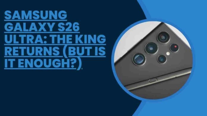 Samsung Galaxy S26 Ultra: The King Returns (But Is It Enough?)
