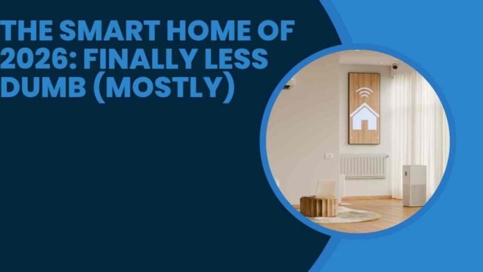 The Smart Home of 2026: Finally Less Dumb (Mostly)