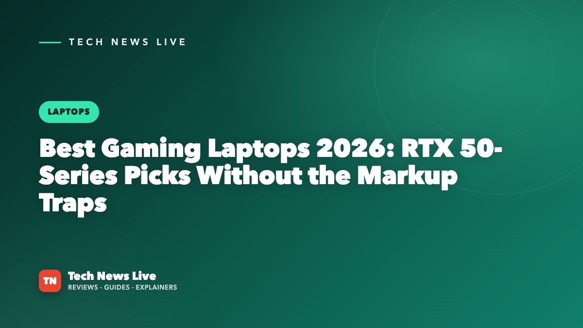Best Gaming Laptops 2026: RTX 50-Series Picks Without the Markup Traps