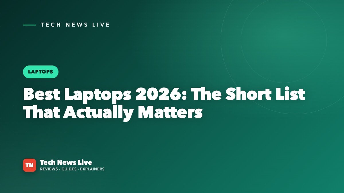 Best Laptops 2026: The Short List That Actually Matters