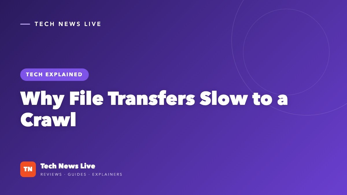 Why File Transfers Start Fast Then Slow to a Crawl